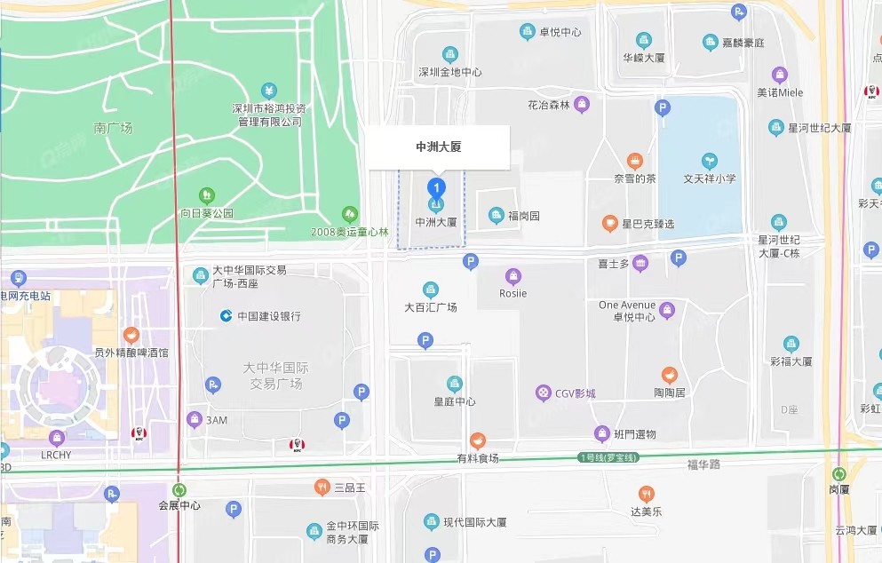 中洲大廈，福崗園二期-均價340元/平